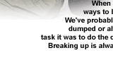 Breaking Up